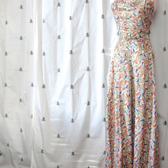 1970’s Vintage Pastel Paisley Jumpsuit- Bergdorf Goodman On The Plaza New York - Picture 2 of 5